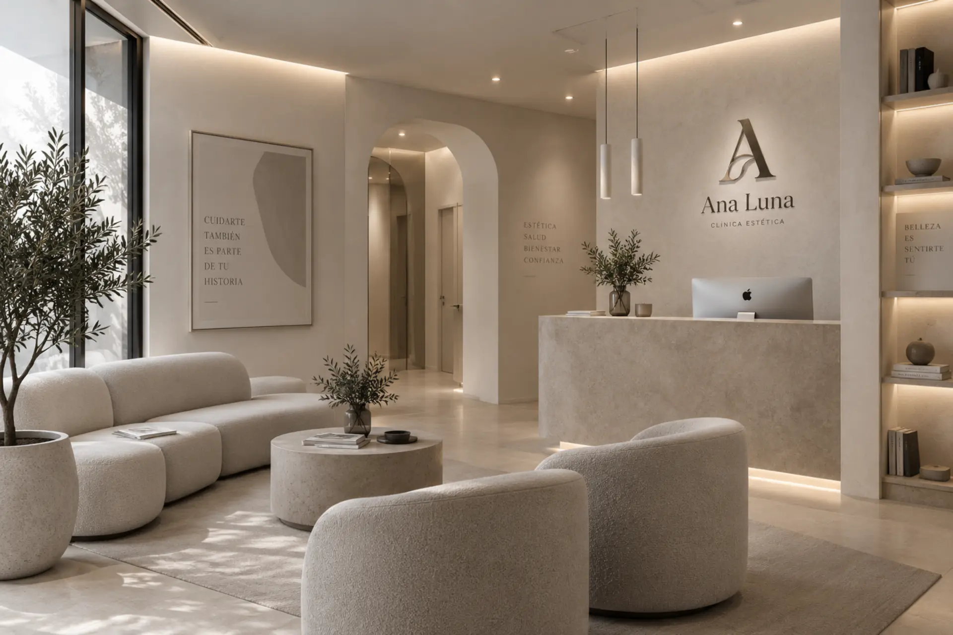 Imagen del Espacio — rebranding de clínicas por Aura Brand Design