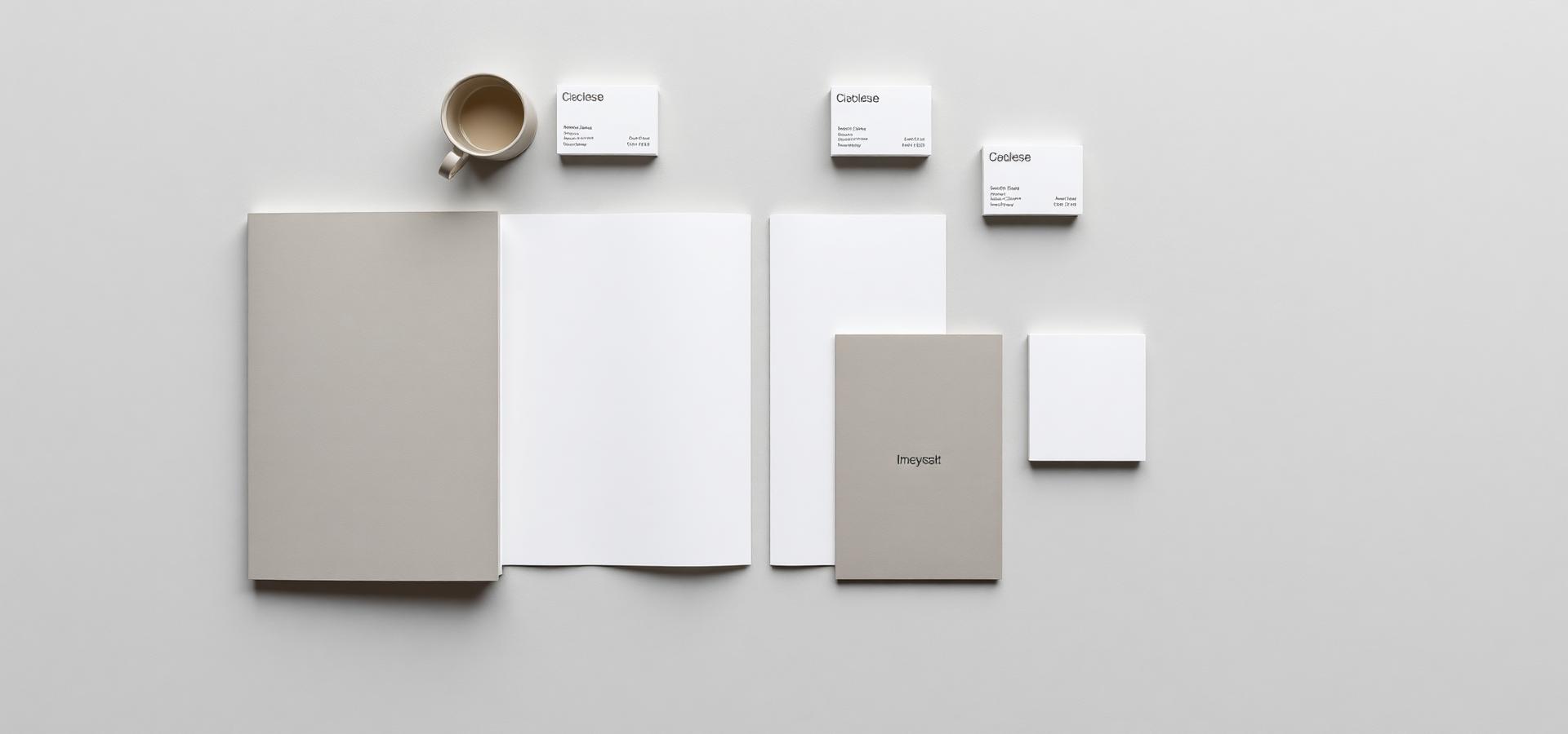Brand kit de una clínica diseñado por Aura